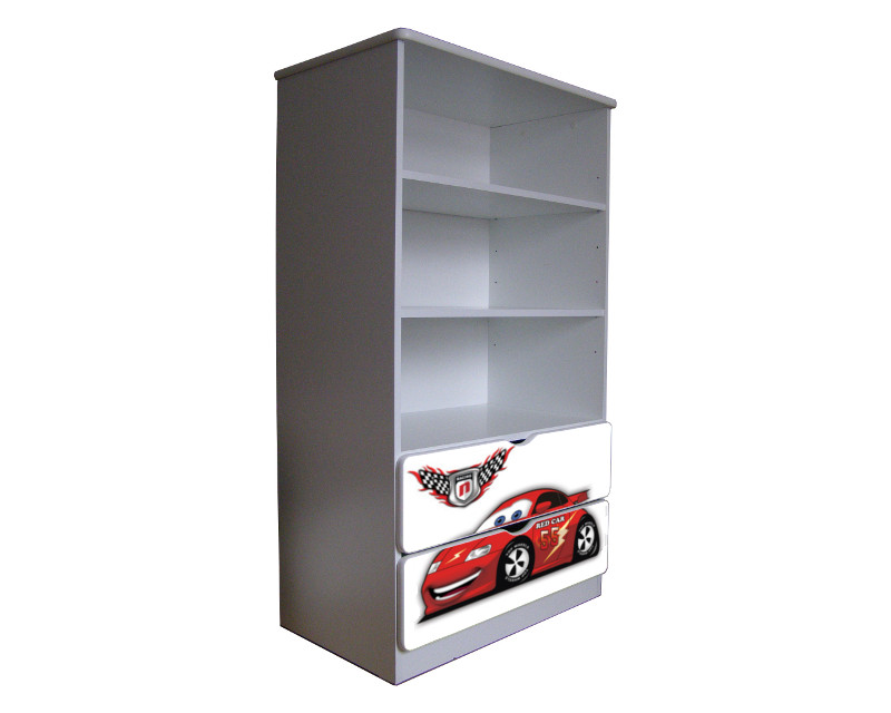 Becks knižnica M Auto red